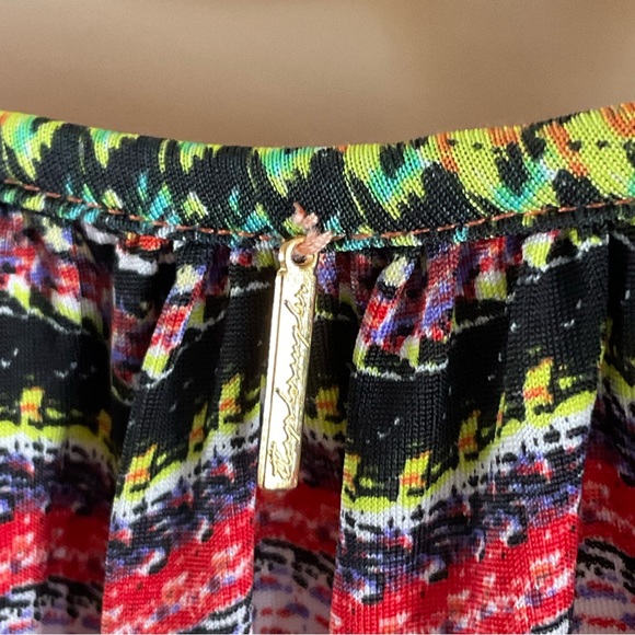 Tbags Los Angeles colorful print dress size small - Picture 5 of 7